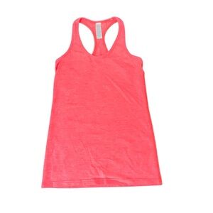EUC Ivivva by Lululemon Keepurcool Racer Tank Top in Coral Pink